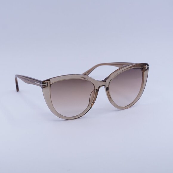 Tom Ford Isabella-02 FT0915 45G Sunglasses Brown Cat Eye Frame, Brown Lenses - Picture 5 of 10